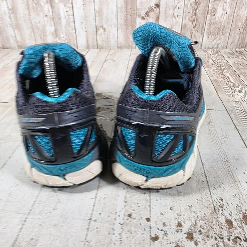 Brooks Ariel 16 Womens Running Shoes Grey Blue Wide D 1202191D453 Size 8.5